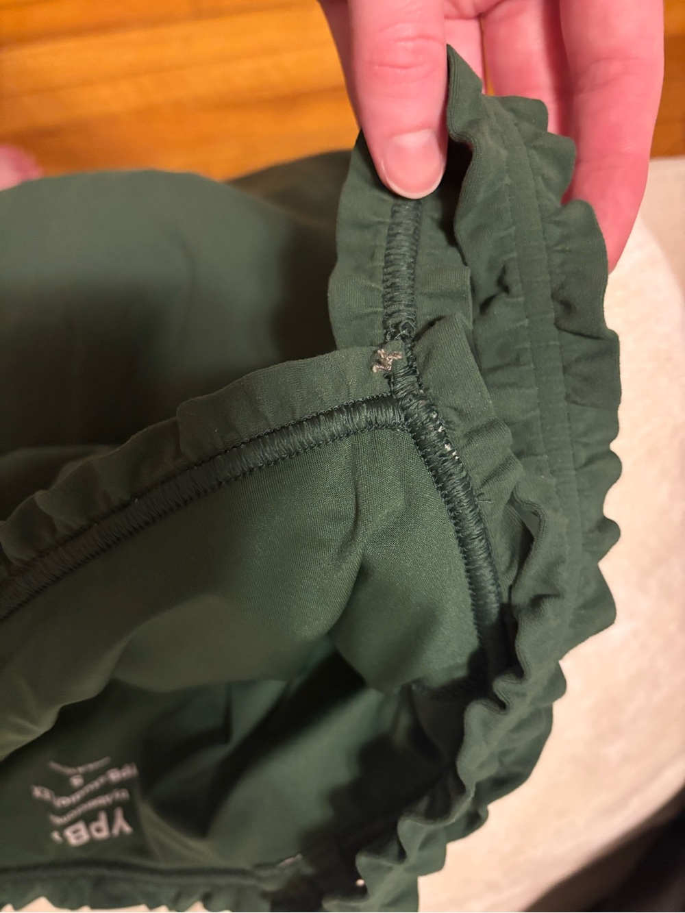 Abercrombie YPB Green Ruffle Dress - Picture 3 of 5